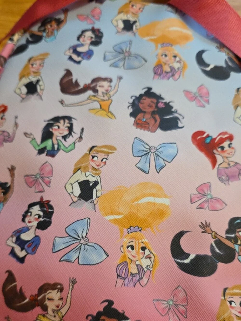Disney Pink Princess Print Mini Backpack